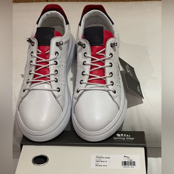 Spring Step France Shoes - NIB Spring Step Stylish Sneakers.elastic toggle laces for easy on and off. s 38